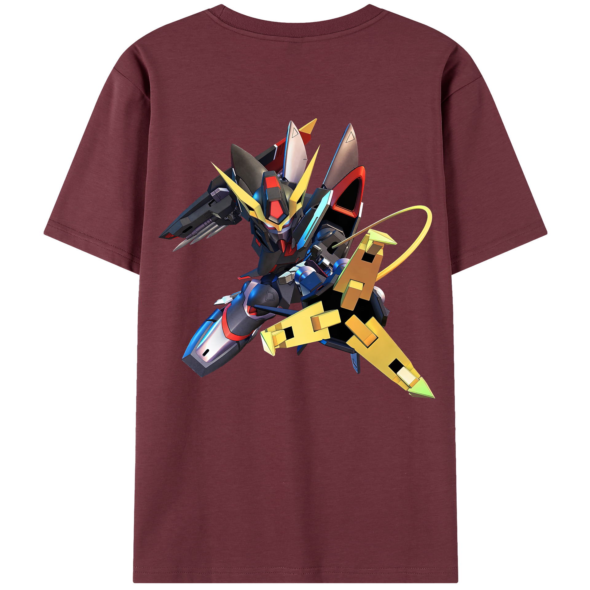 （画像用） 機動戦士ガンダム Mobile Suit Gundam 綿100％半袖Tシャツ（背面プリント）